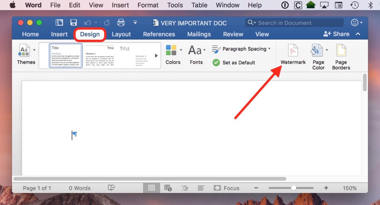 repeat text microsoft word for mac